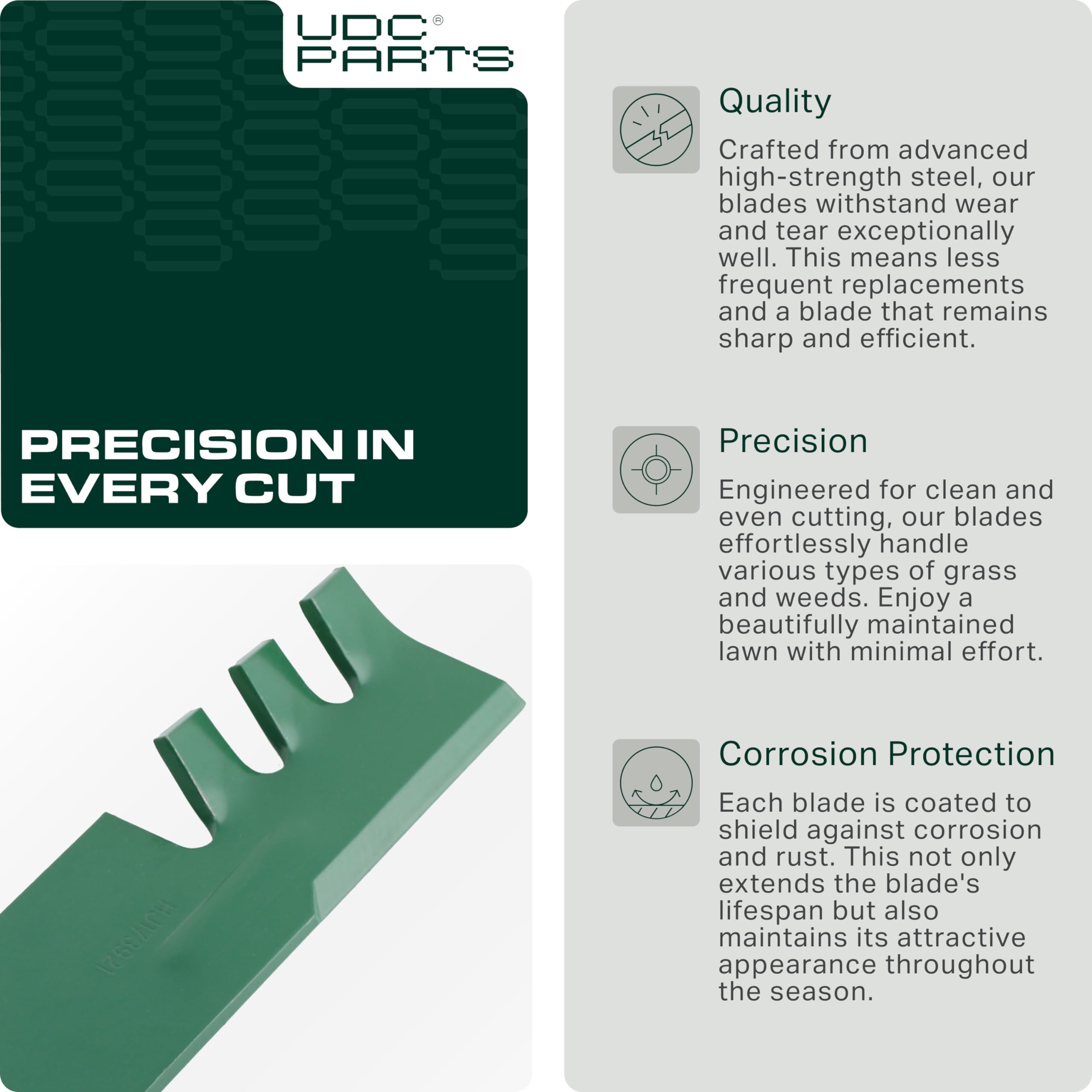 UDC Parts compatibility chart shows fit for Husqvarna and Poulan Pro models.