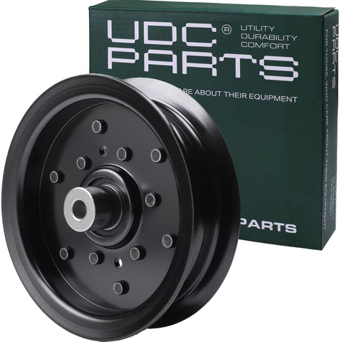 UDC Parts 532196106 idler pulley on 42-54 deck enables smooth belt operation