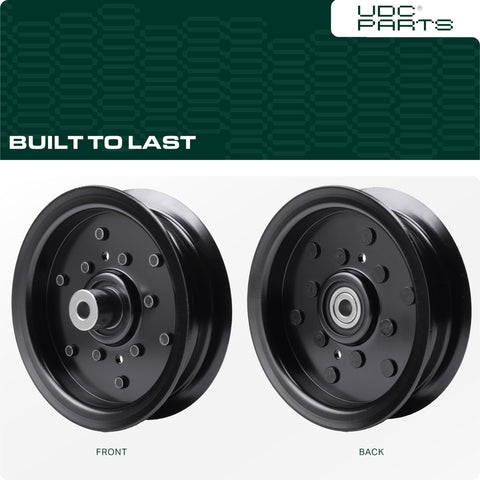 UDC Parts 532197379 idler pulley side view fits multiple mower models
