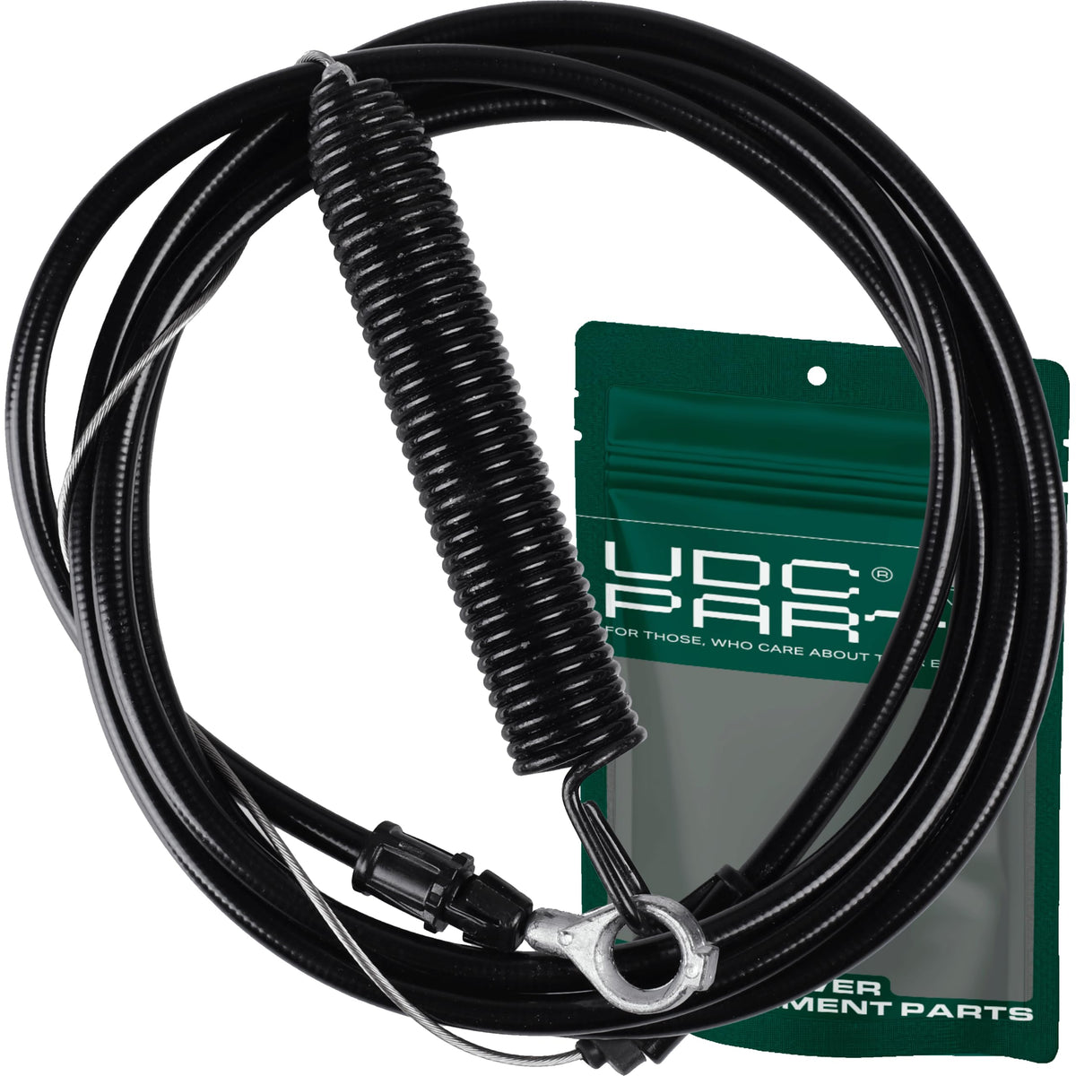 UDC Parts 532435110 clutch cable closeup showing robust construction for smooth operation
