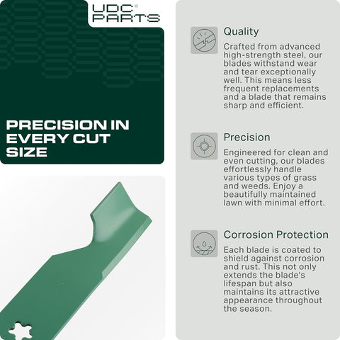 UDC Parts 54in deck compatibility guide; clear specs for correct fit.