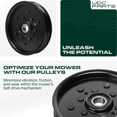 AM121602 pulley surface close-up with a smooth finish for durability