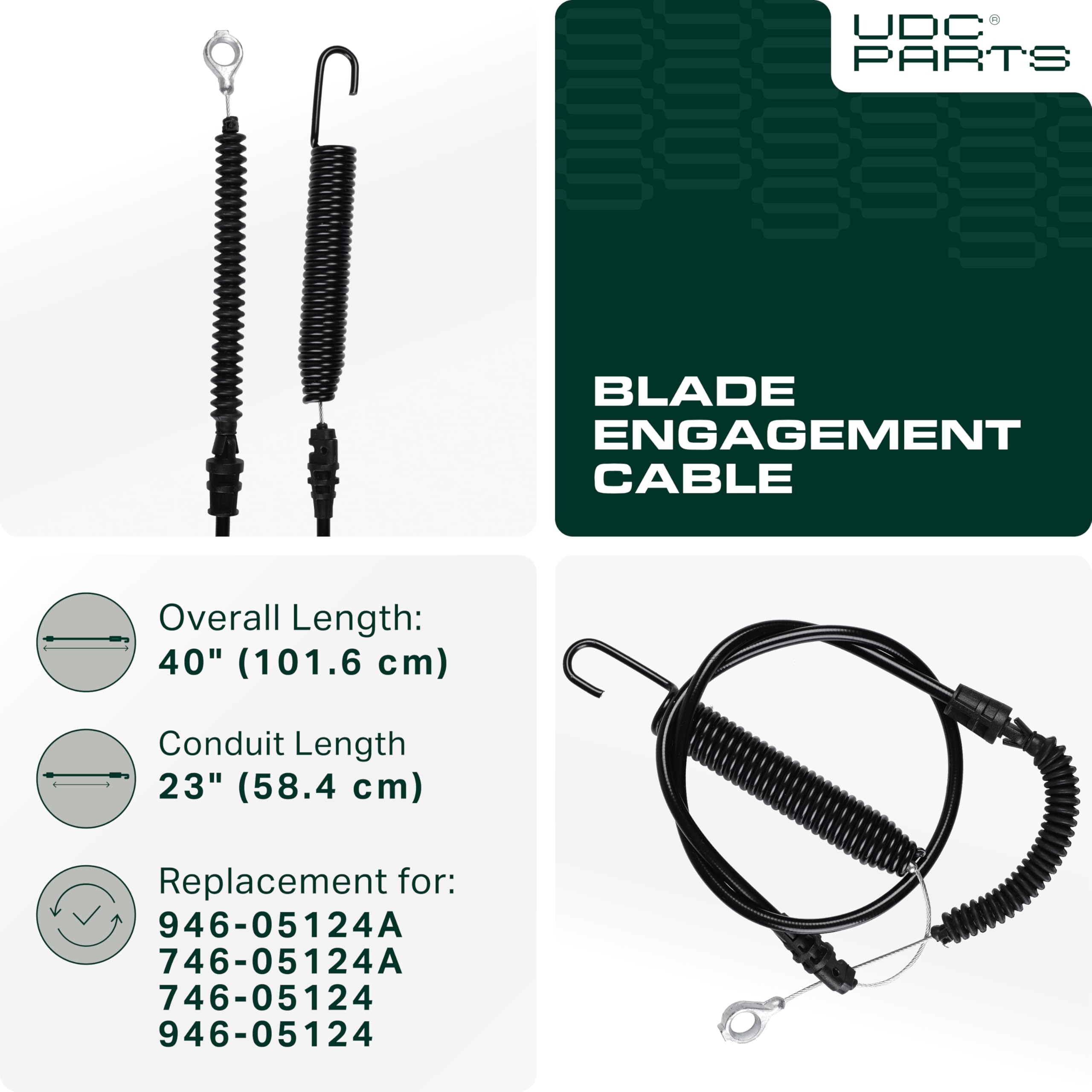 UDC Parts blade engagement cable side profile highlights fit