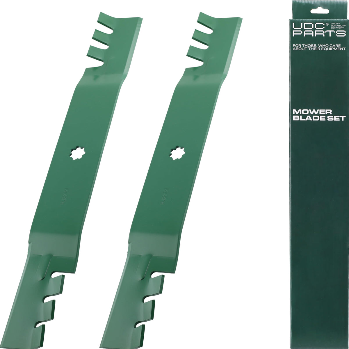 UDC Parts GY20850 blade assembly for a 42-inch Deere mower delivers precise cutting.