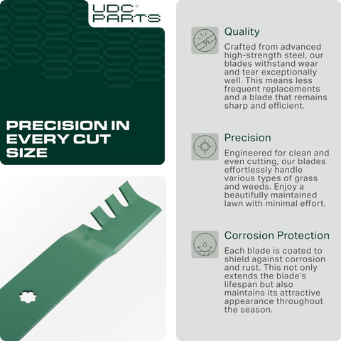 UDC Parts GY20850 durable steel construction promises long blade life.