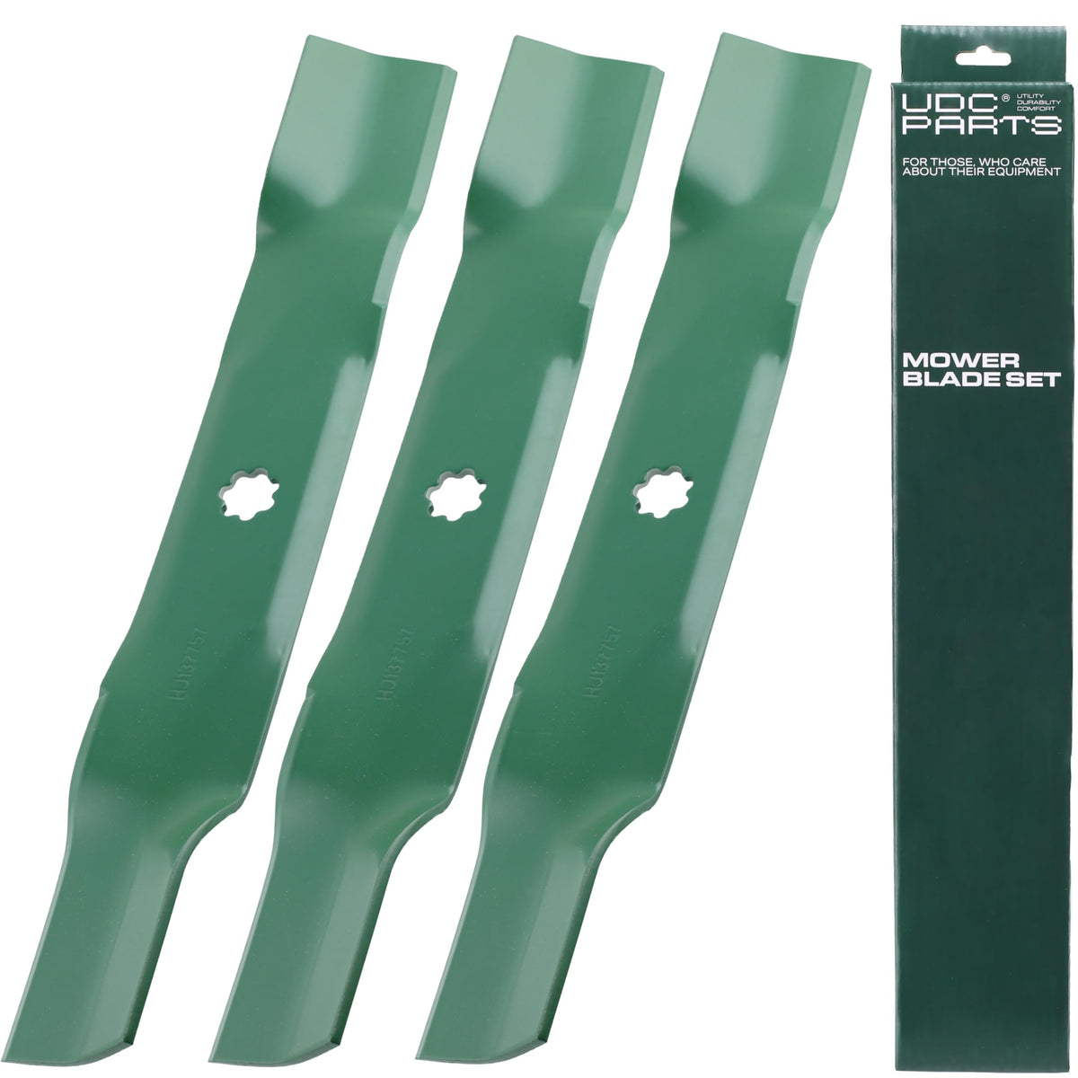 UDC Parts GY20852 48-inch blade front view shows strong high-lift design for clean cuts