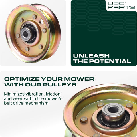 UDC Parts idler pulley for AYP LT16542 keeps belt aligned.