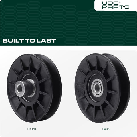 UDC Parts idler pulley belt-path alignment supports efficient belt tracking