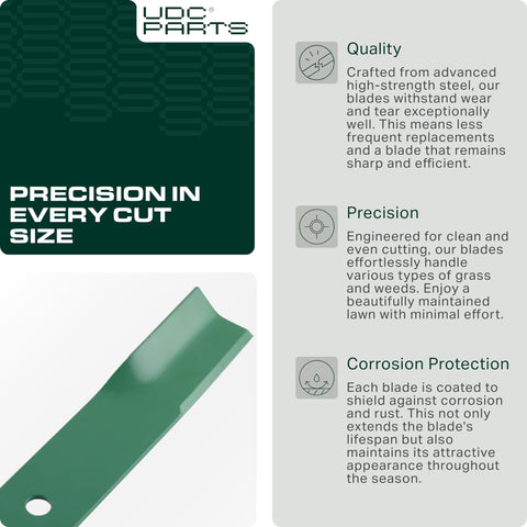 UDC Parts Exmark Quest compatibility visual, showing broad model coverage