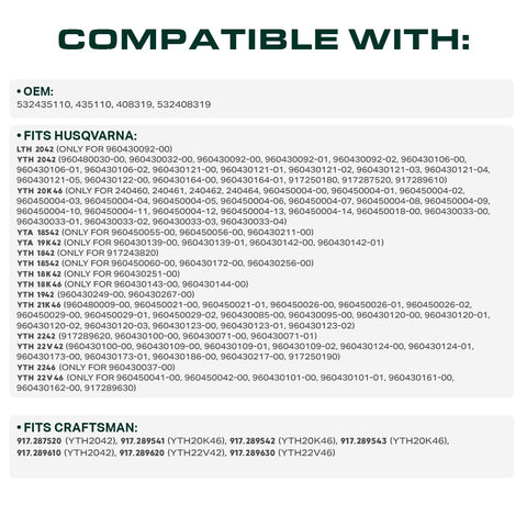 UDC Parts wear resistant core and sheathing for durable mower performance