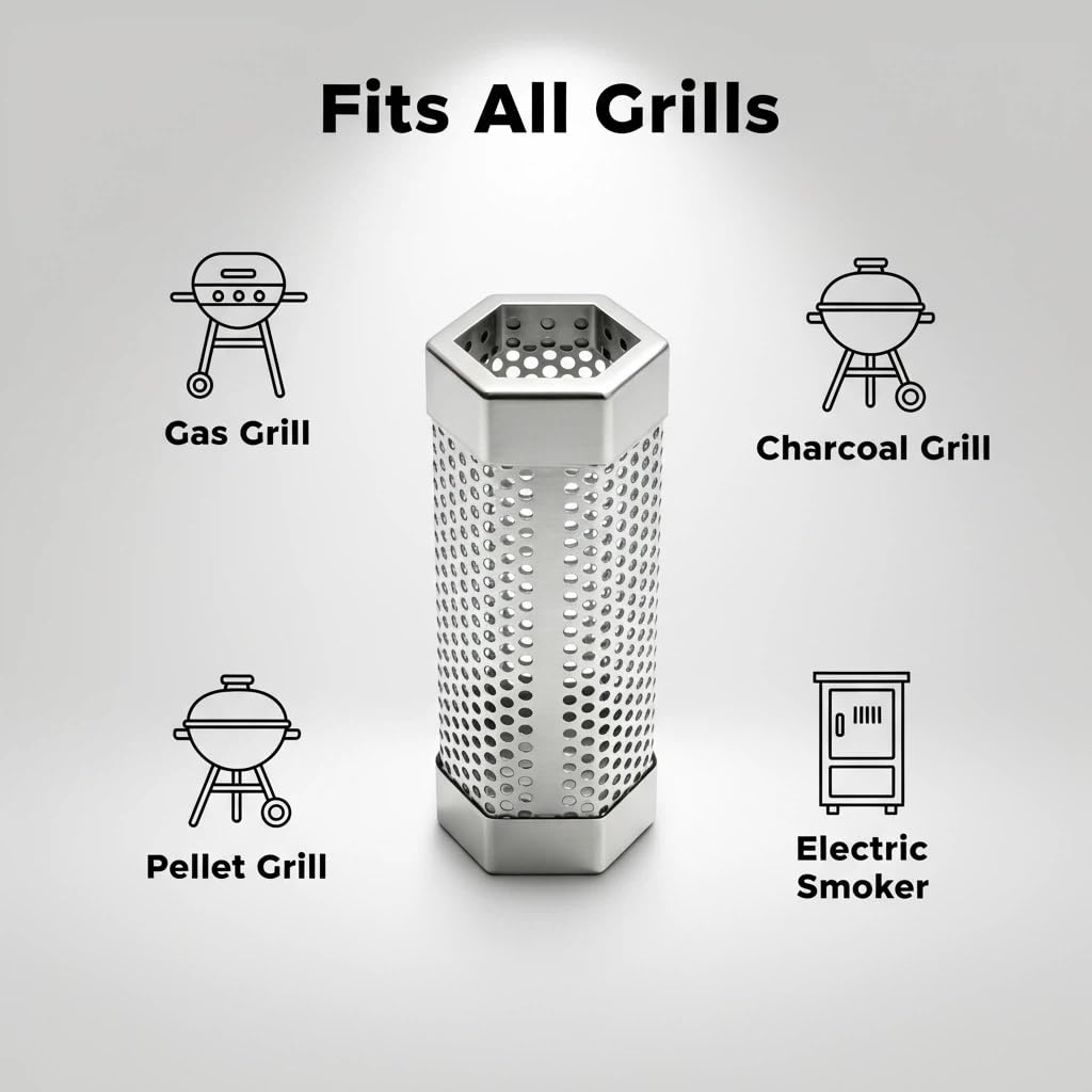 Ueiticsk 3-hour-smoke-power delivers long, steady smoke for extended cooks.