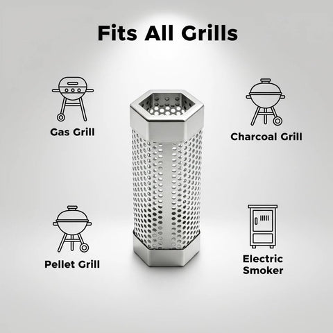 Ueiticsk 3-hour-smoke-power delivers long, steady smoke for extended cooks.
