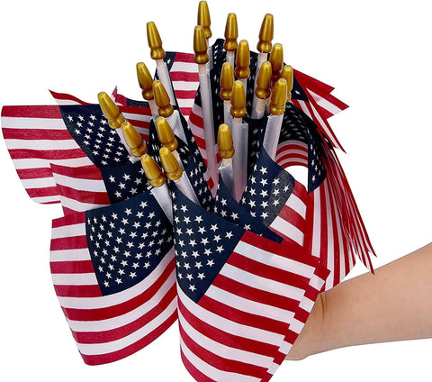 Uelfbaby reusable patriotic flags for parades, memorials, and family celebrations.