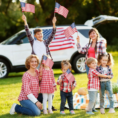 Uelfbaby patriotic holiday flag set for celebrations
