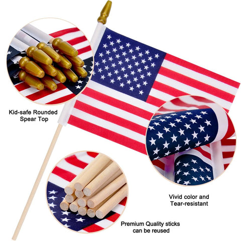 Uelfbaby polyester flags with full-color print for lasting vibrancy