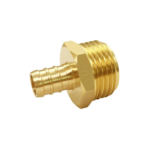 Uenede 3/4 GHT brass end connector is compatible with most hoses.