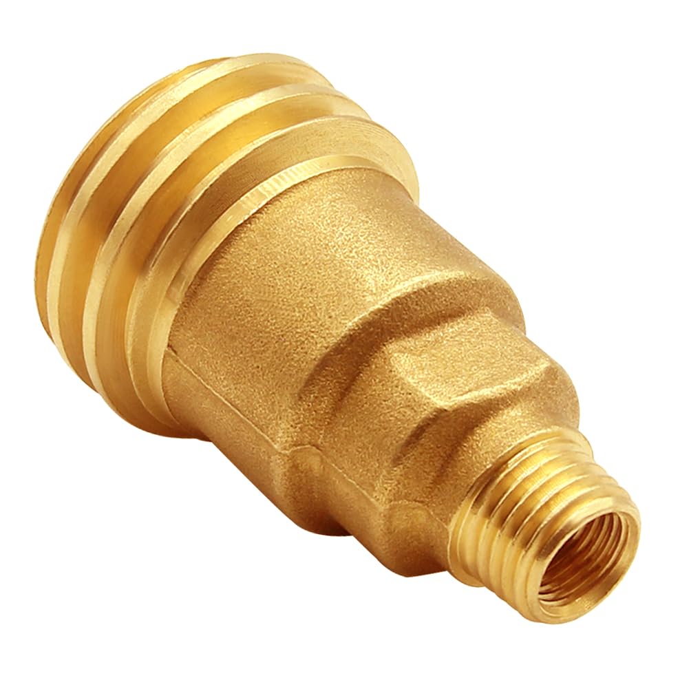 Uenede brass QCC1 hose adapter with 1/4 in NPT male thread for secure connections