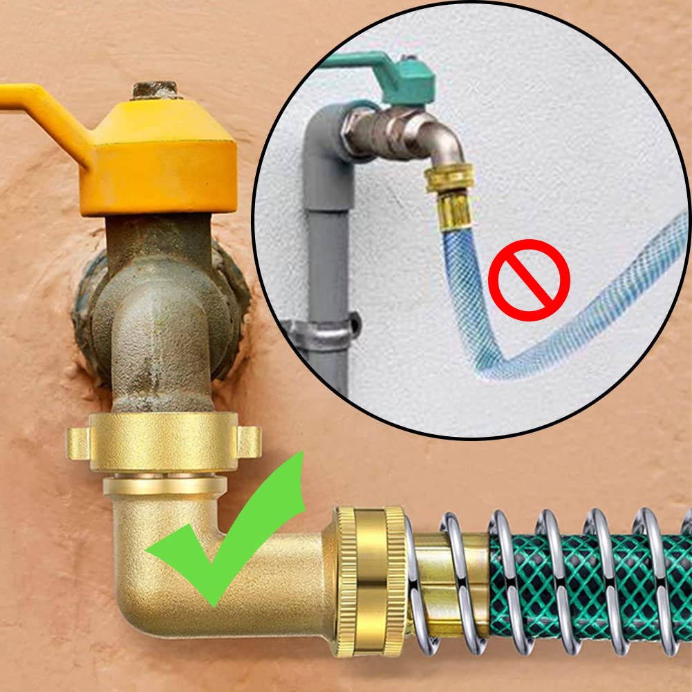 Uenede 5.5-inch coil spring protector prevents kinks and extends hose life.