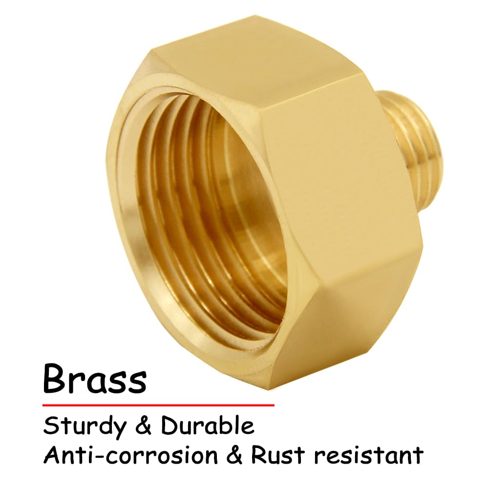 Uenede water line adapter connected to garden hose expands hose compatibility