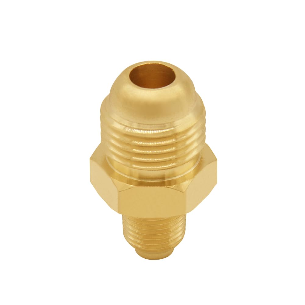 Uenede propane burner connector brass suitable for flare and NPT threads