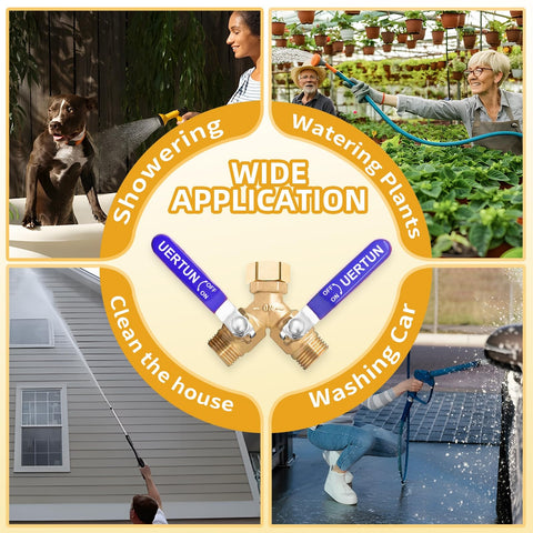 UERTUN multipurpose outdoor solution supports watering, cleaning, and pet care.
