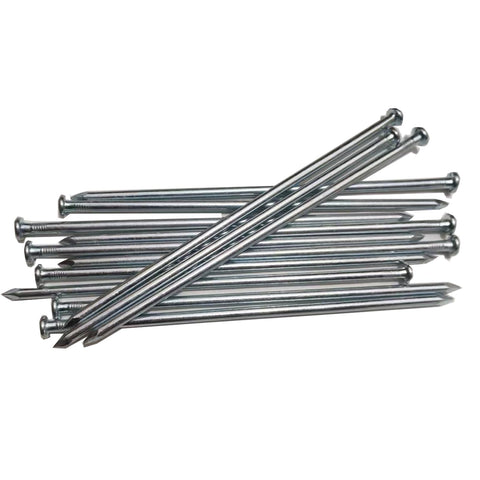 UEUORF 10-inch galvanized metal stakes close-up for durable outdoor use.