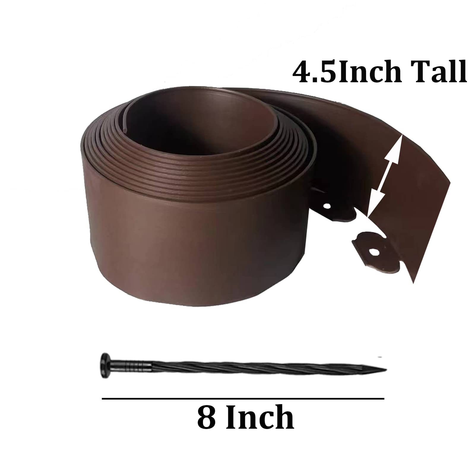 UEUORF edging kit with 25 spikes secures borders in varied weather
