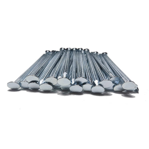 UEUORF 8-inch metal stake bundle for durable lawn edging and landscape stability