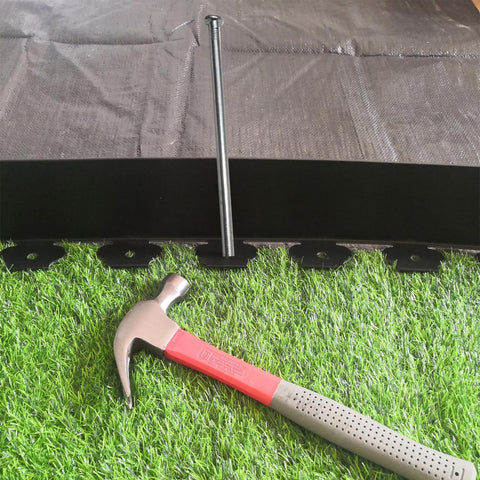 UEUORF pack of 50 stakes for tents, weed barriers, and garden décor.