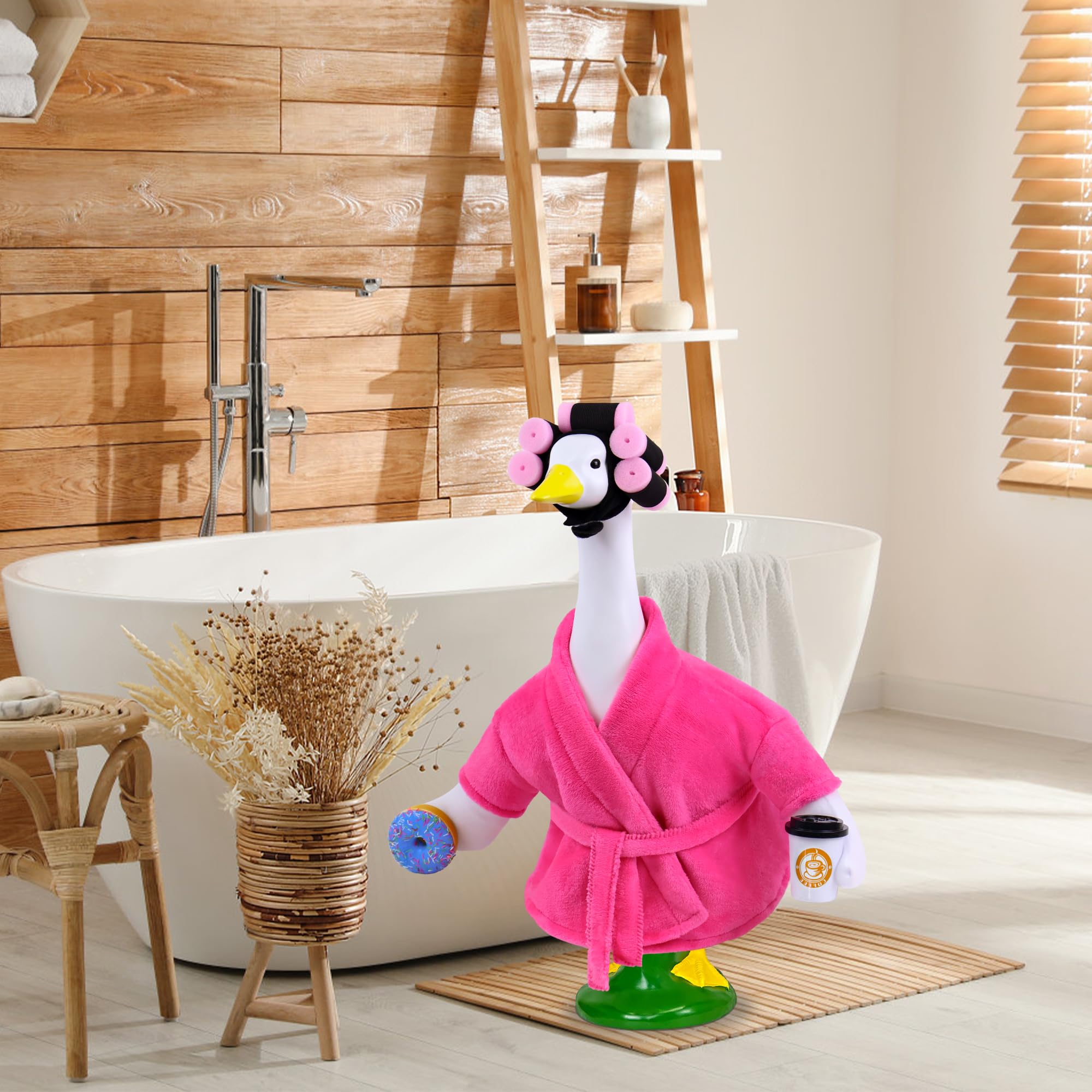 Ueyben bright purple fabric creates a vivid porch showpiece.