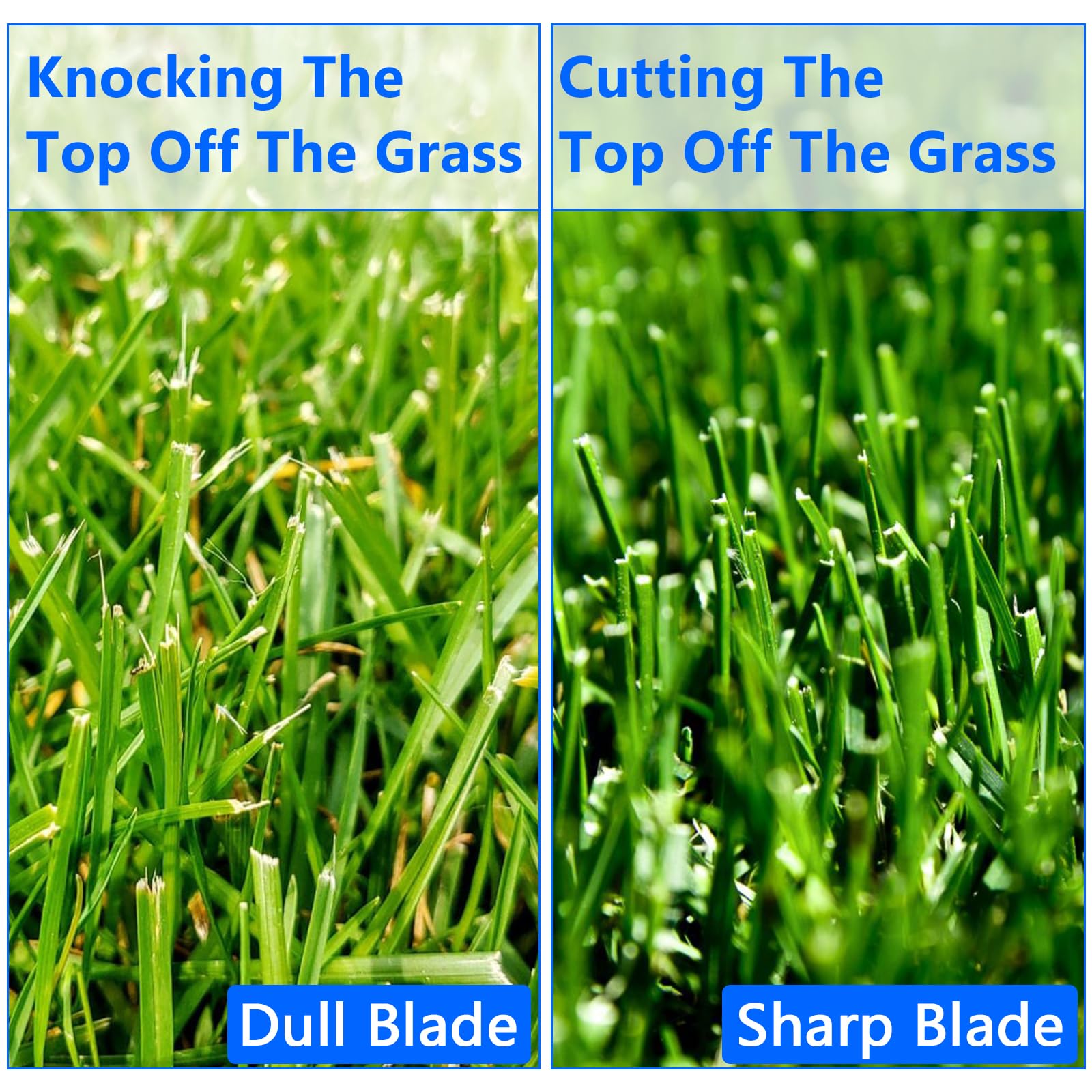 UF-SHARP compatible with lawn blades, tractors, and rototillers.
