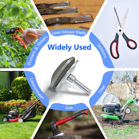 UF-SHARP sharpening on lawn blade for better cut quality.
