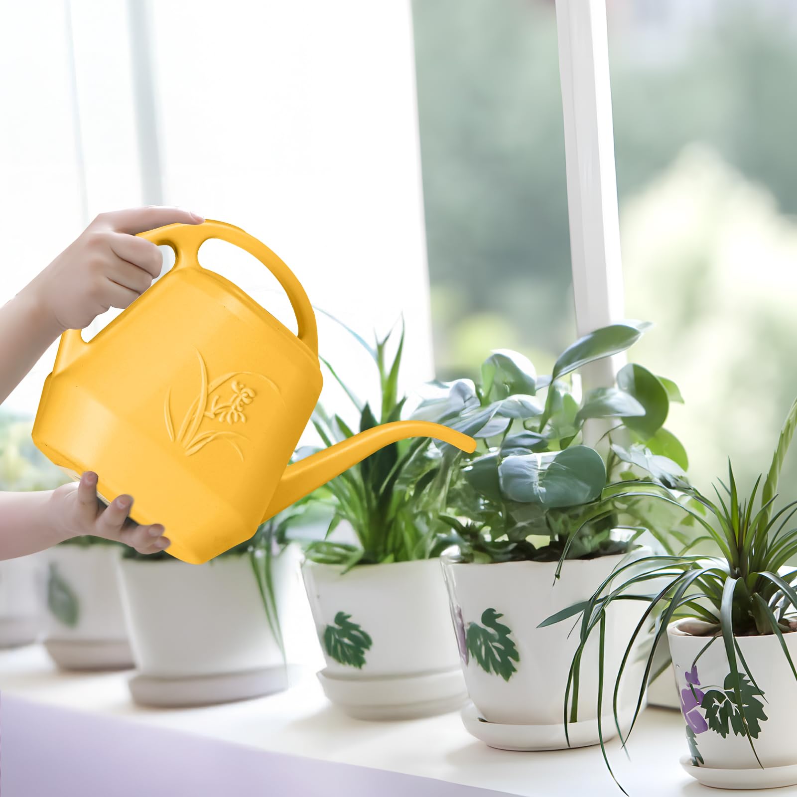 UFANME half-gallon size is ideal for small to medium plant care tasks.