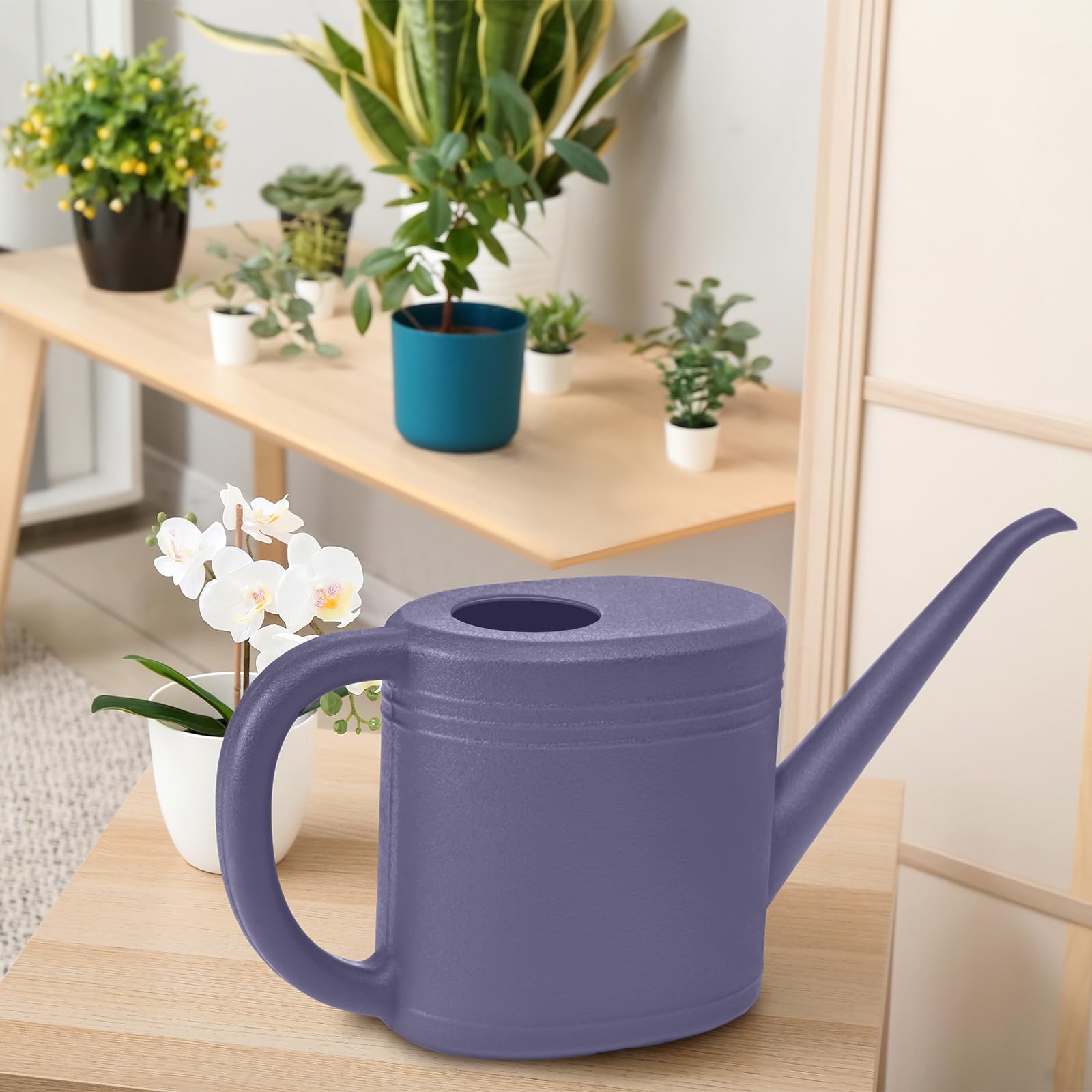 UFANME purple watering can adds color to plant care