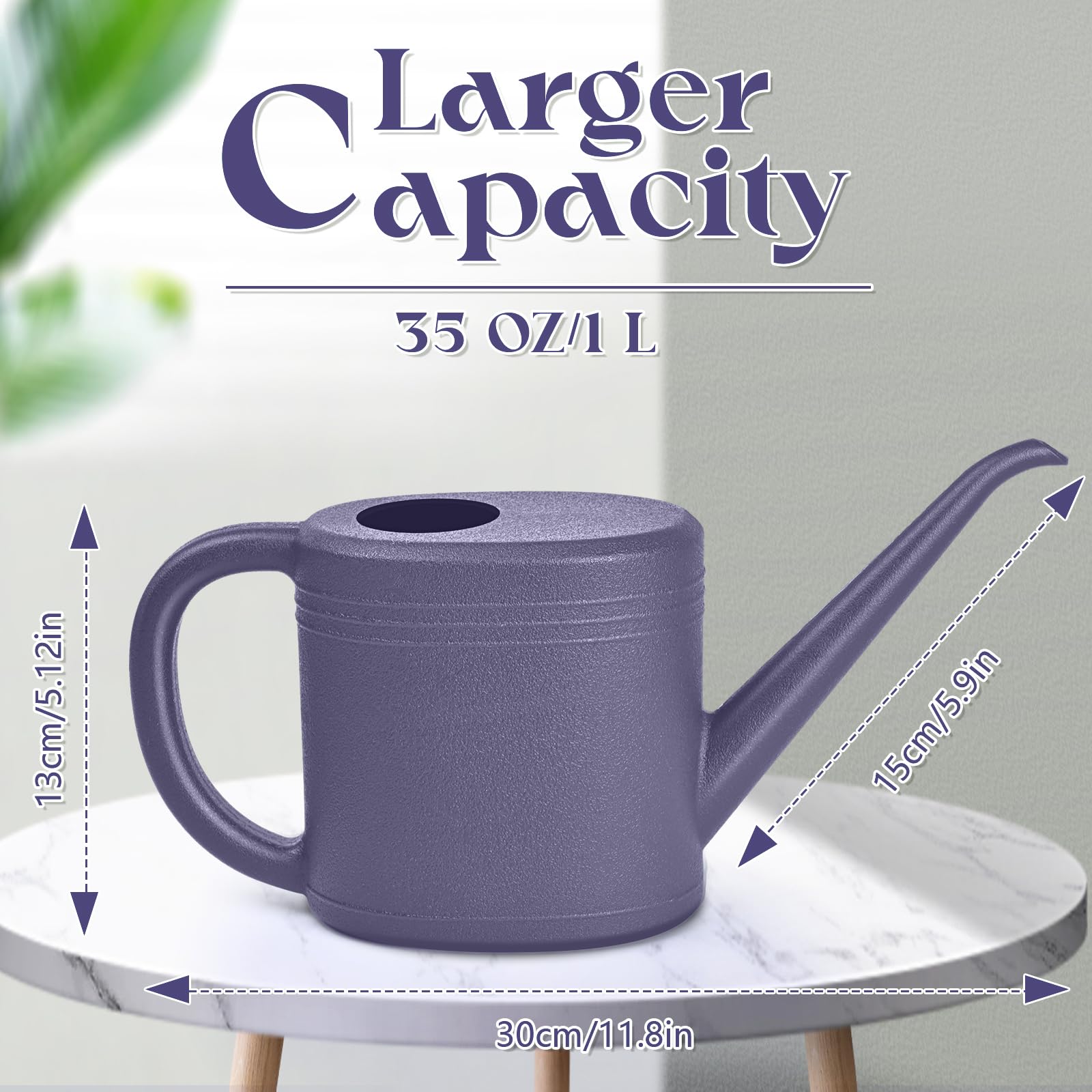 UFANME watering can with ergonomic handle for comfortable daily watering
