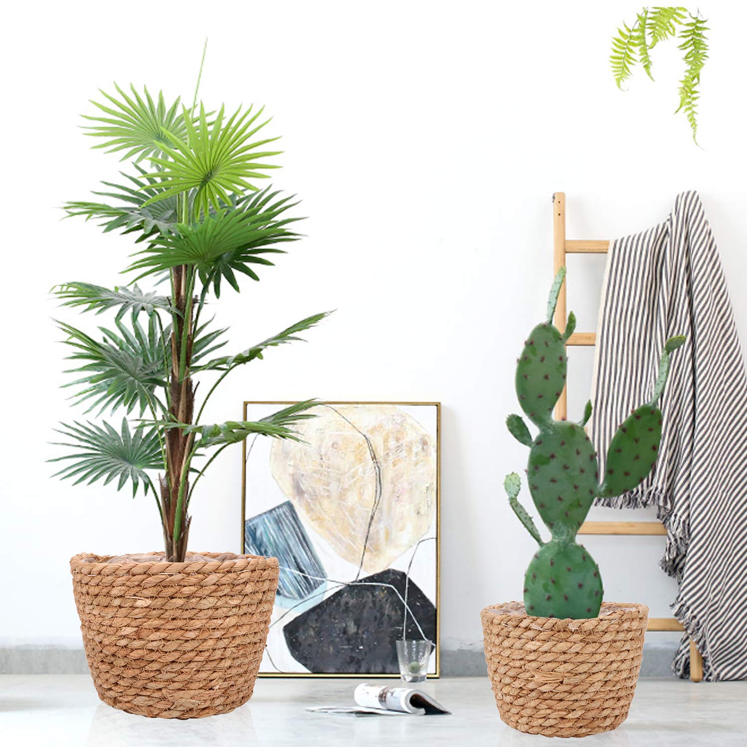 Ufrount Seagrass Planter Basket arrives gift-ready for plant lovers