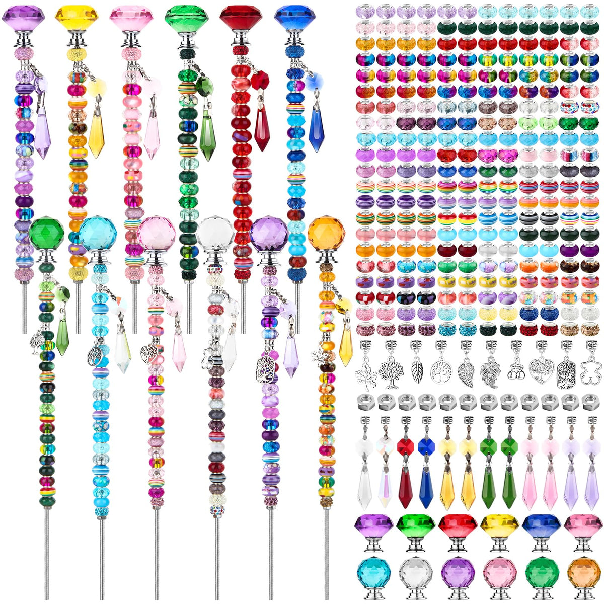 UFU 9.8-inch fairy wand rod-assembly with sturdy garden stakes.