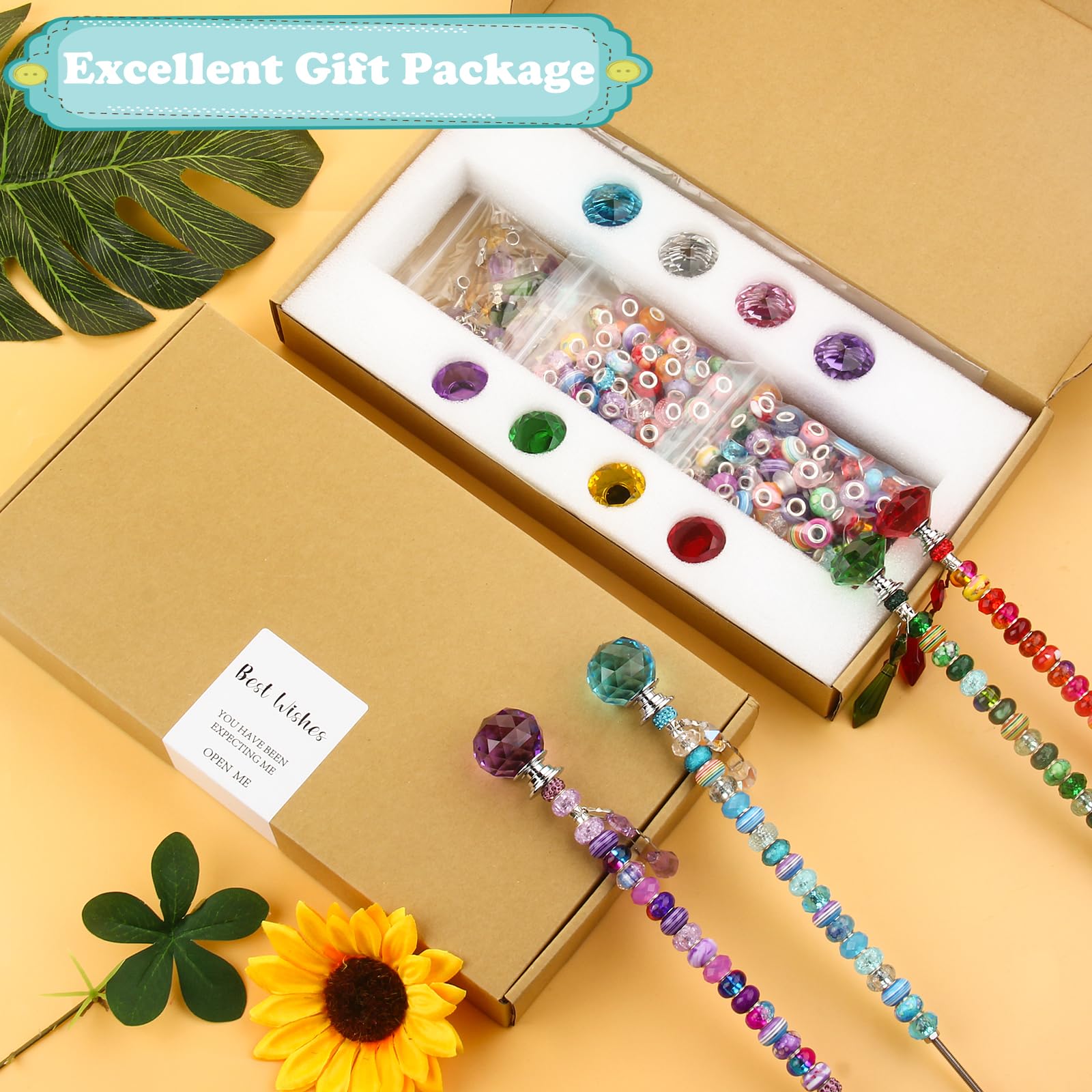 UFU colorful beads with large holes enhance customization and vibrant garden art