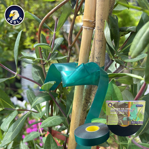 Ugold durable 8mil tape stays flexible in all weather for daily garden tasks.
