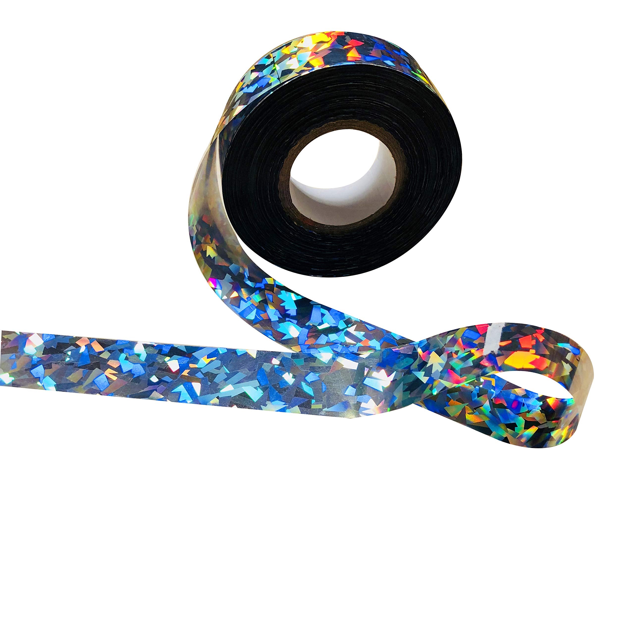 Ugold holographic ribbon reflection creates visible shine for deterrence.