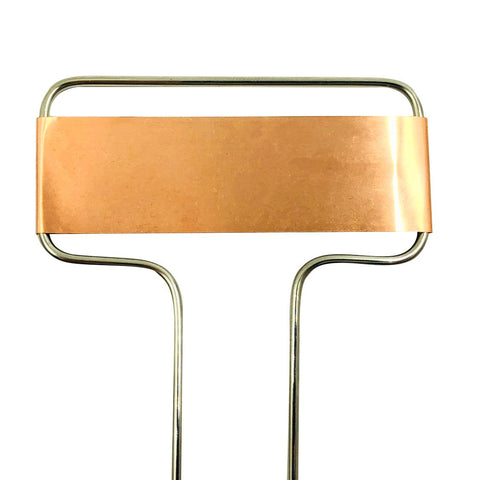 Ugold metal plant markers with stainless stakes ideal for long-lasting outdoor labeling.