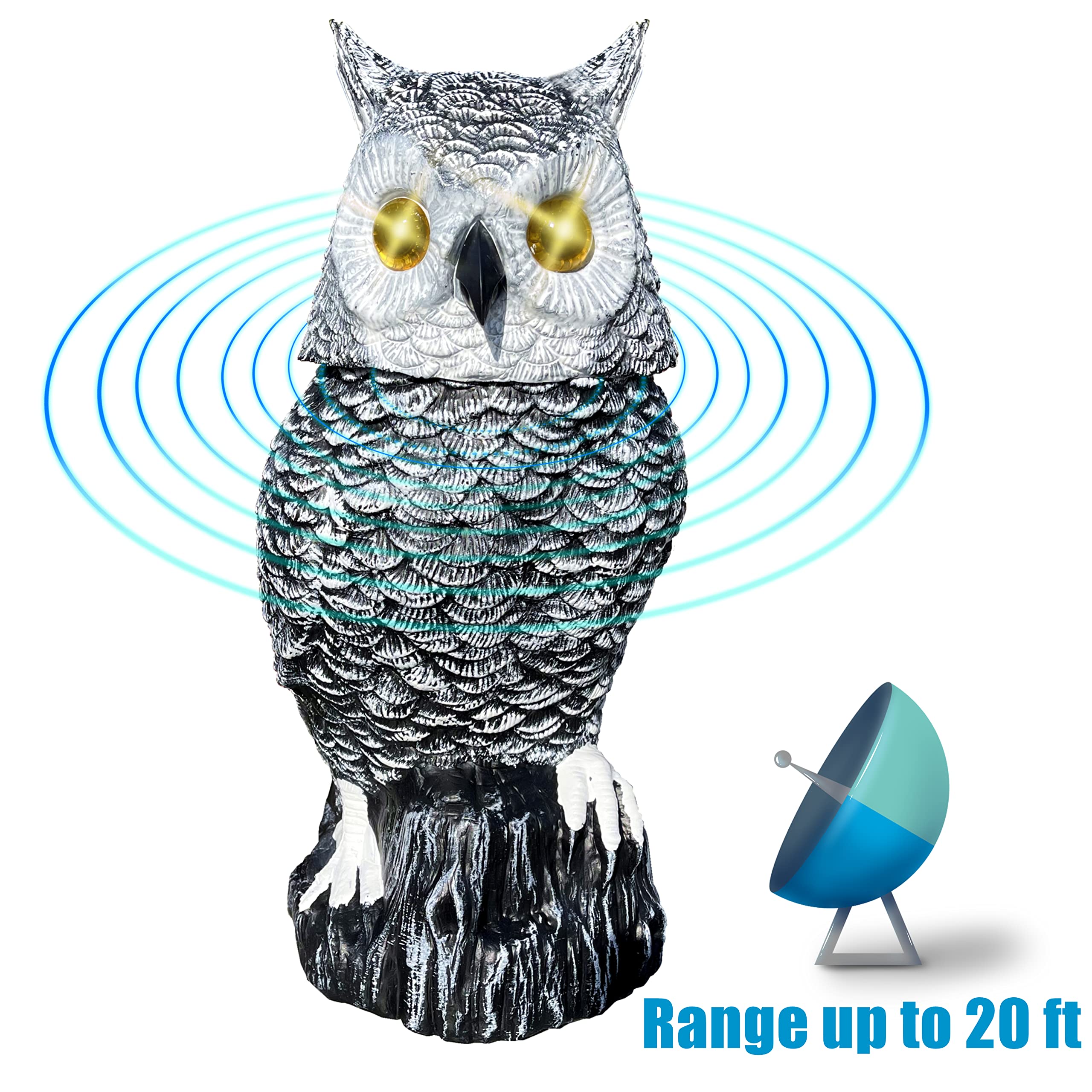 Ugold Snow Owl silent mode keeps evenings peaceful for neighbors.