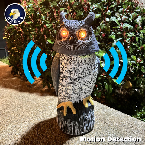 Ugold solar owl waterproof shell designed to withstand rain and weather