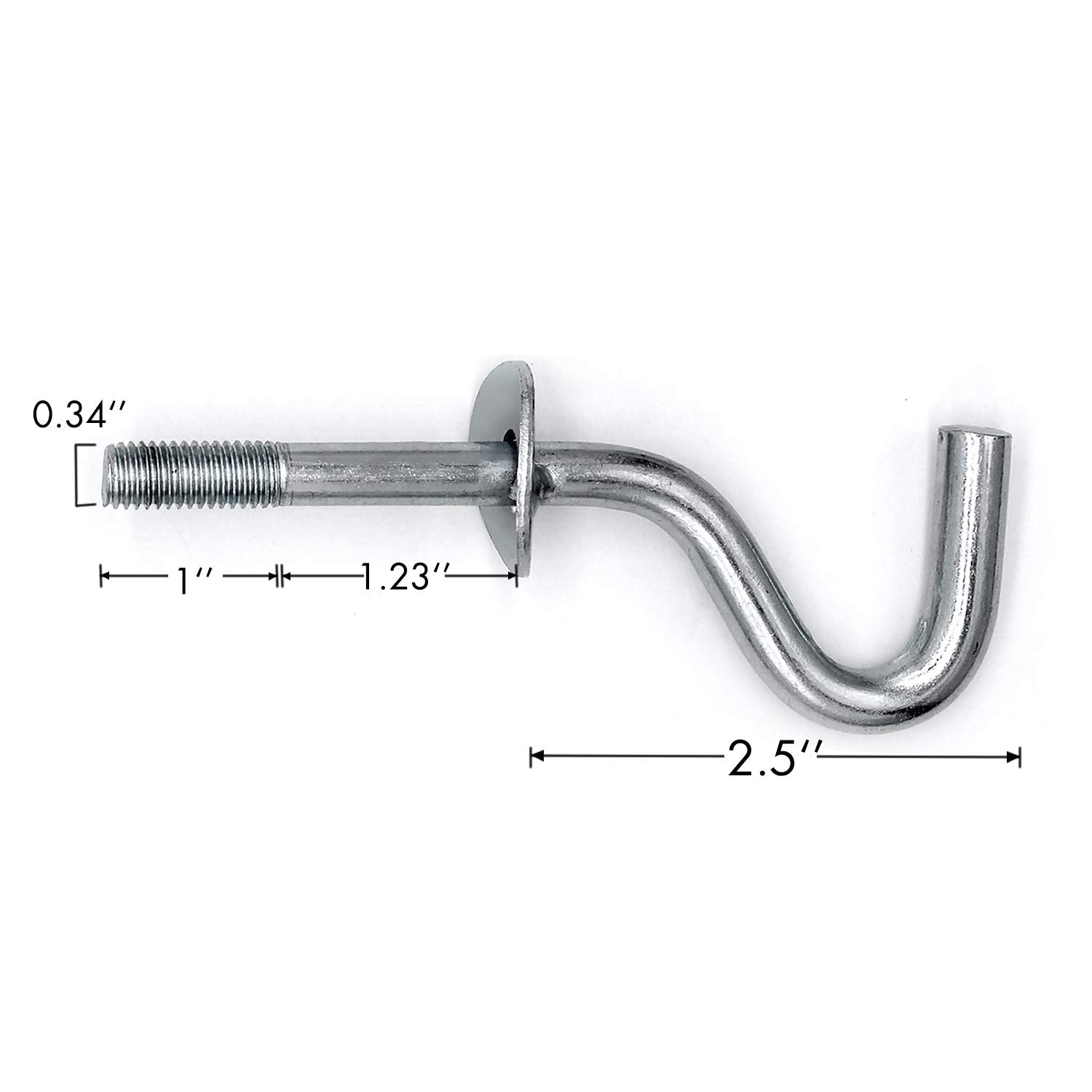 Ugotfeels hammock hook on stand mounting demonstrates easy installation