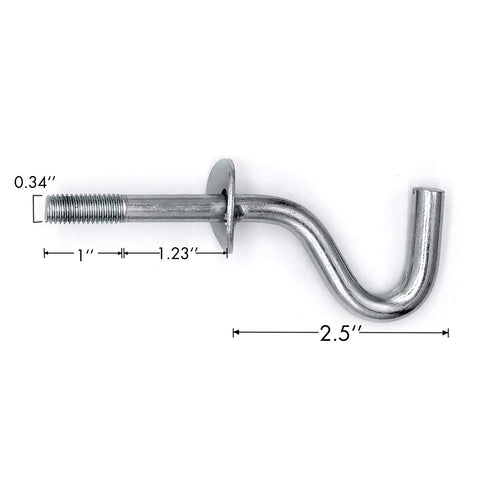 Ugotfeels hammock hook on stand mounting demonstrates easy installation