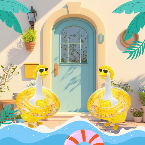 UGRASEA porch goose outfit swim-23inch-fit suits a standard 23-inch goose statue.