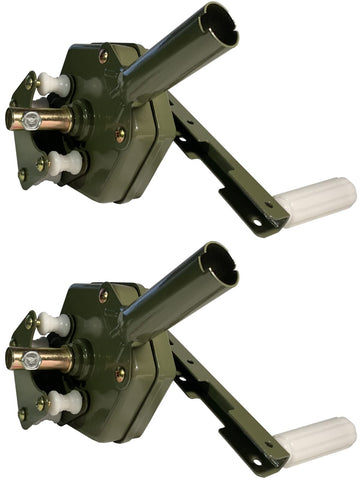 UYGALAXY greenhouse sidewall roll-crank winch overview enables smooth vent control