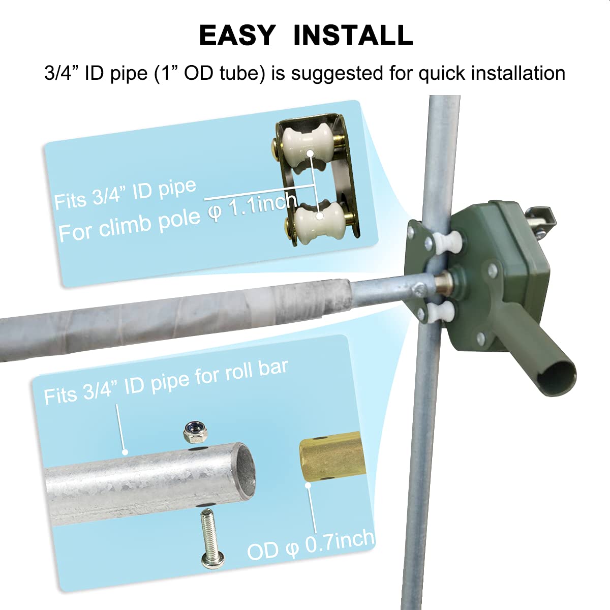 UYGALAXY max-roll-length-393ft indicates long sidewall coverage
