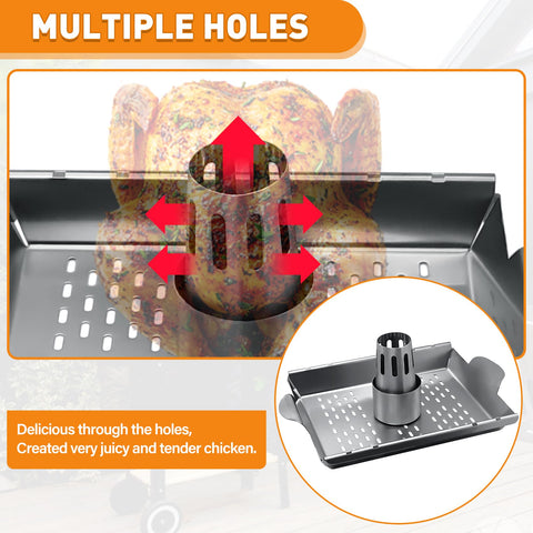 UHEGDRR grill basket accommodates vegetables and meats for flexible grilling.