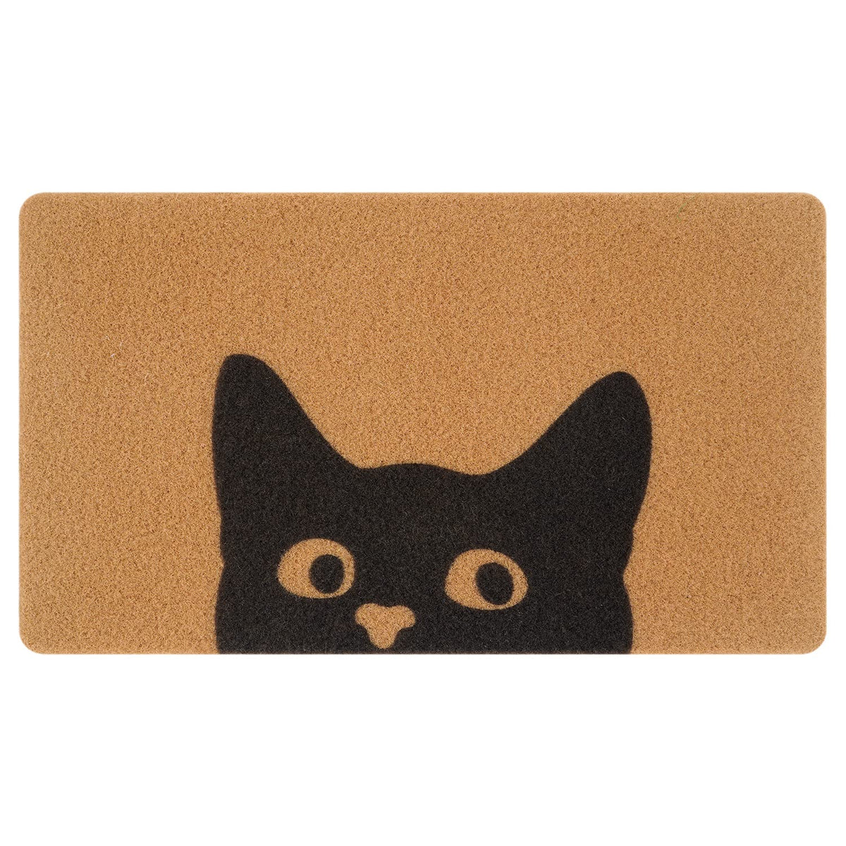 UINI cat welcome mat for the front door in 17x30 inches, adds charm and practicality.